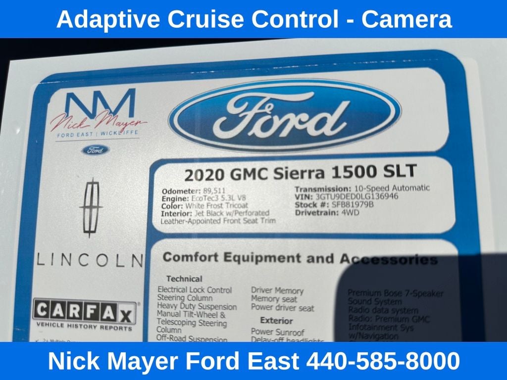 2020 GMC Sierra 1500 SLT