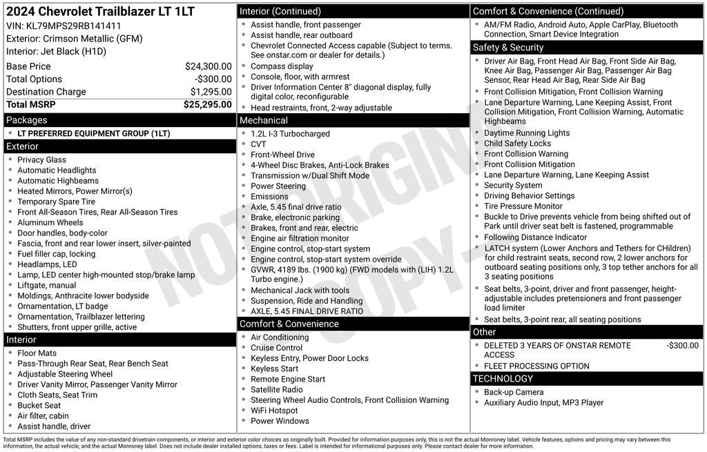 2024 Chevrolet TrailBlazer LT