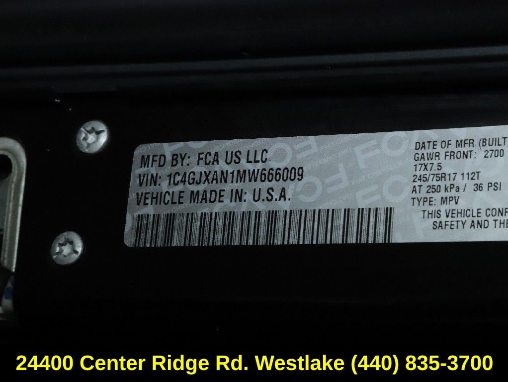 2021 Jeep Wrangler Sport