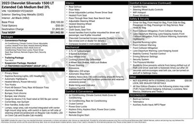 2023 Chevrolet Silverado 1500 LT