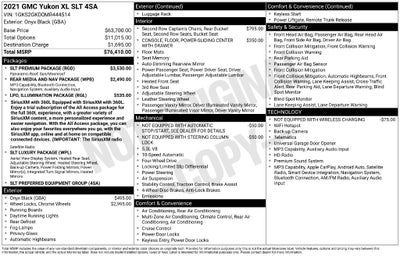 2021 GMC Yukon XL SLT