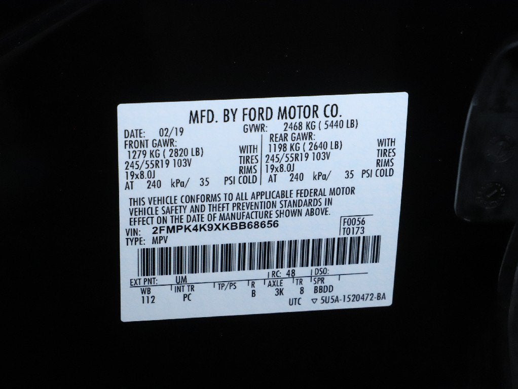 2019 Ford Edge Titanium