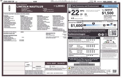 2022 Lincoln Nautilus Reserve