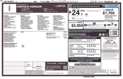 2026 Lincoln Corsair Reserve