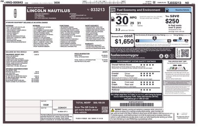 2026 Lincoln Nautilus Premiere