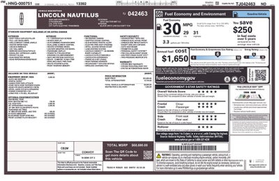 2026 Lincoln Nautilus Premiere