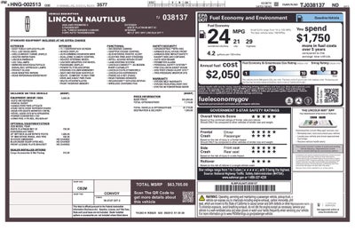 2026 Lincoln Nautilus Premiere