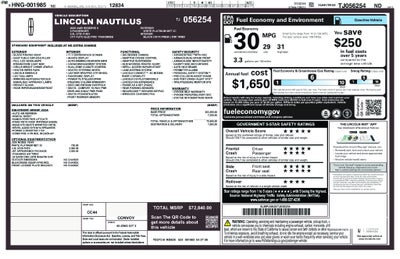 2026 Lincoln Nautilus Reserve