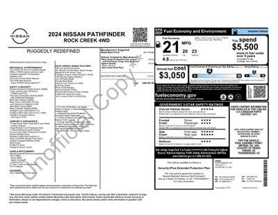 2024 Nissan Pathfinder Rock Creek