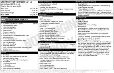 2023 Chevrolet TrailBlazer LS