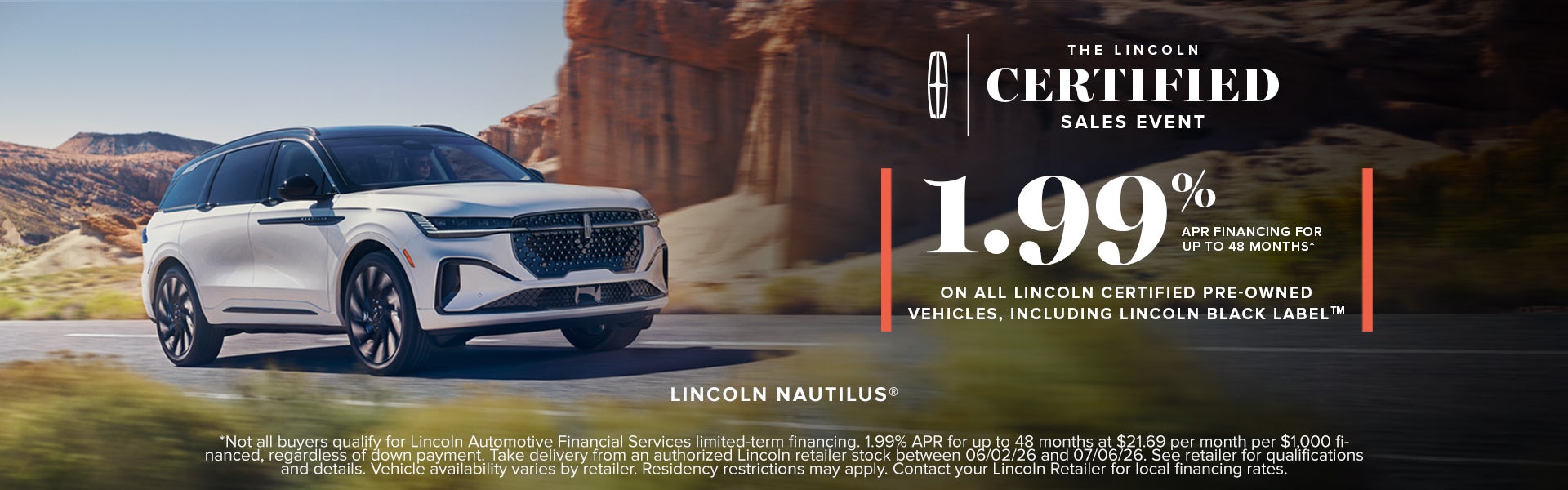 The Lincoln Certified Sale Event 