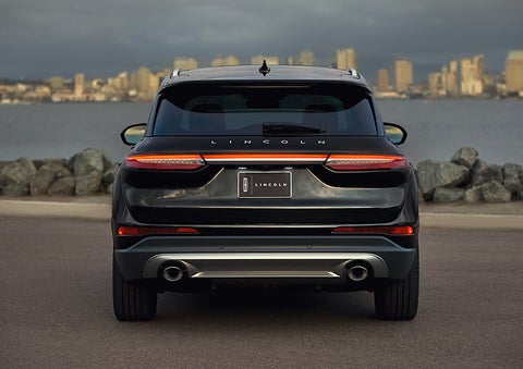 The rear lighting of the 2024 Lincoln Corsair® SUV spans the entire width of the vehicle. | Nick Mayer Lincoln Mayfield in Mayfield Heights OH