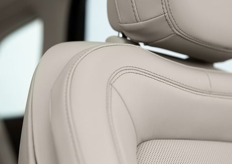 Fine craftsmanship is shown through a detailed image of front-seat stitching. | Nick Mayer Lincoln Mayfield in Mayfield Heights OH