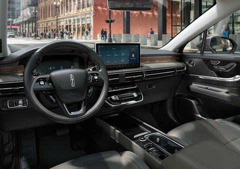 The interior dashboard of 2024 Lincoln Corsair® SUV is shown here. | Nick Mayer Lincoln Mayfield in Mayfield Heights OH