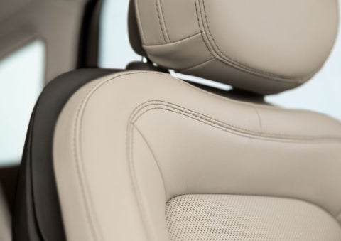 Fine craftsmanship is shown through a detailed image of front-seat stitching. | Nick Mayer Lincoln Mayfield in Mayfield Heights OH
