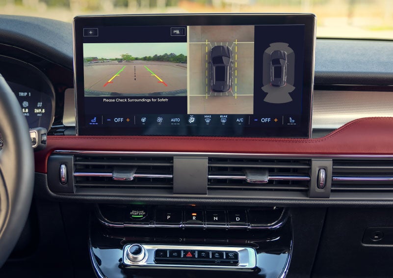 The large center touchscreen of a 2024 Lincoln Corsair® SUV is shown. | Nick Mayer Lincoln Mayfield in Mayfield Heights OH