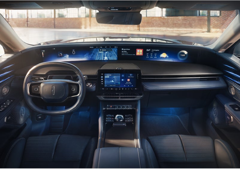 The panoramic display is shown in a 2026 Lincoln Nautilus® SUV. | Nick Mayer Lincoln Mayfield in Mayfield Heights OH