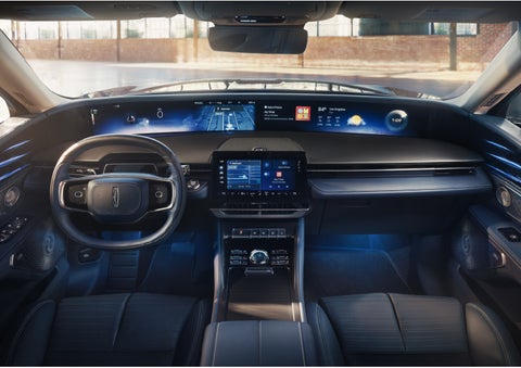 The panoramic display is shown in a 2026 Lincoln Nautilus® SUV. | Nick Mayer Lincoln Mayfield in Mayfield Heights OH