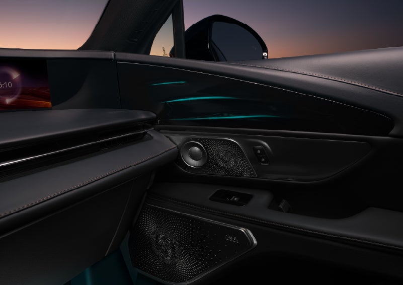 Selectable ambient lighting glows in the passenger door panel. | Nick Mayer Lincoln Mayfield in Mayfield Heights OH