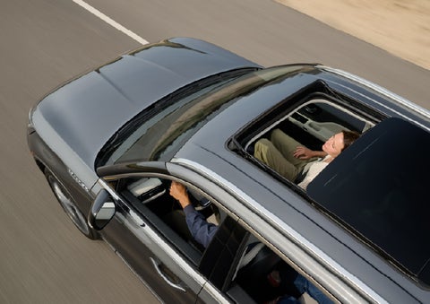 The available panoramic Vista Roof® of a 2027 Lincoln Aviator® SUV is open. | Nick Mayer Lincoln Mayfield in Mayfield Heights OH