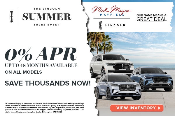 THE LINCOLN SUMMER SALES EVENT