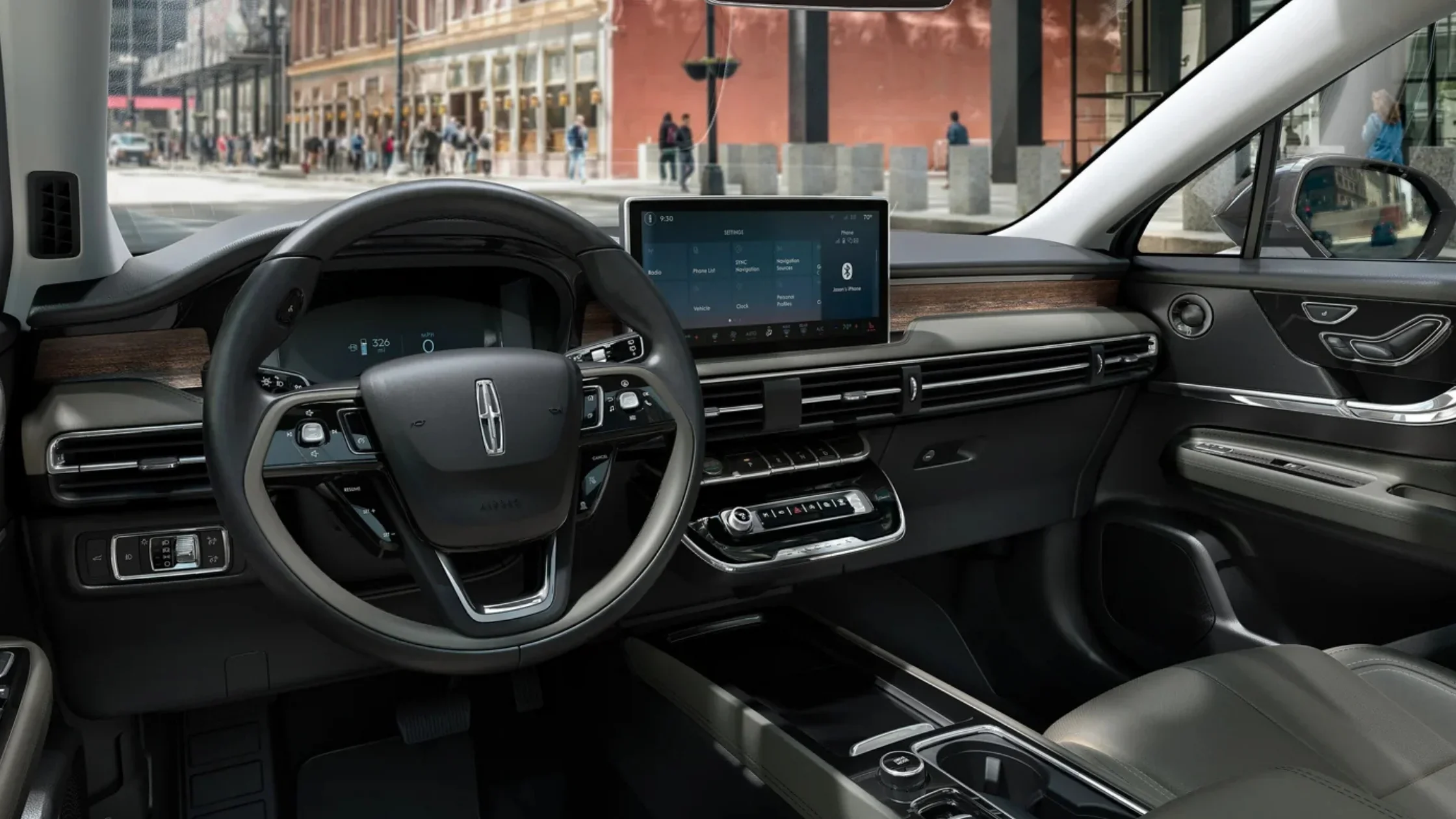 2025 Corsair® Reserve interior dashboard with digital cluster and elegant trim details.