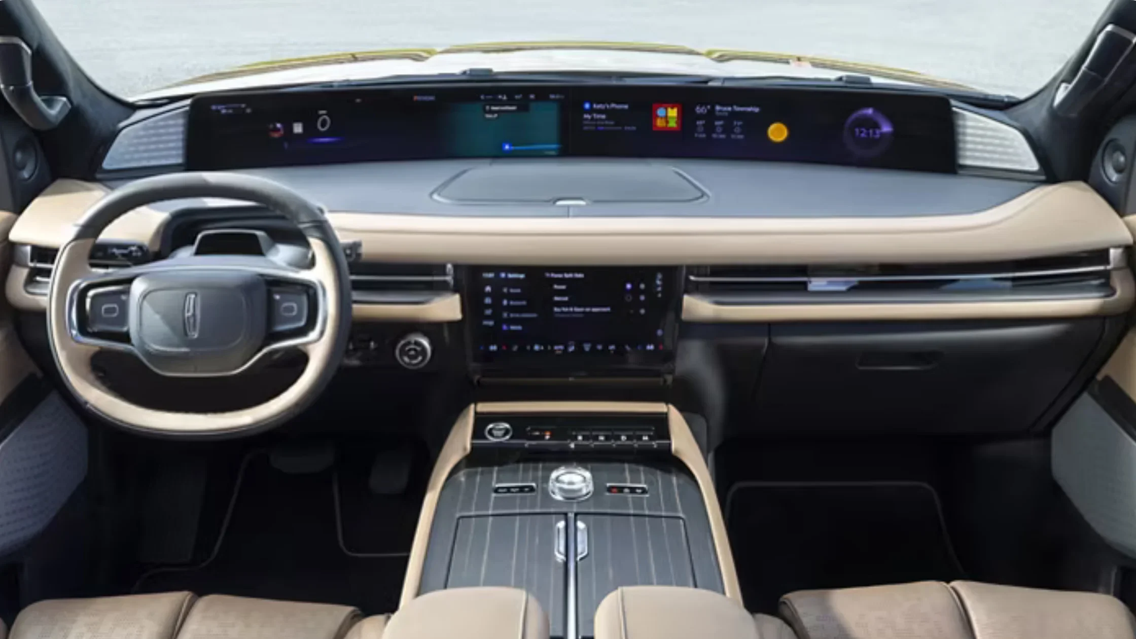 2025 Black Label Navigator dashboard featuring widescreen display and premium cabin materials.