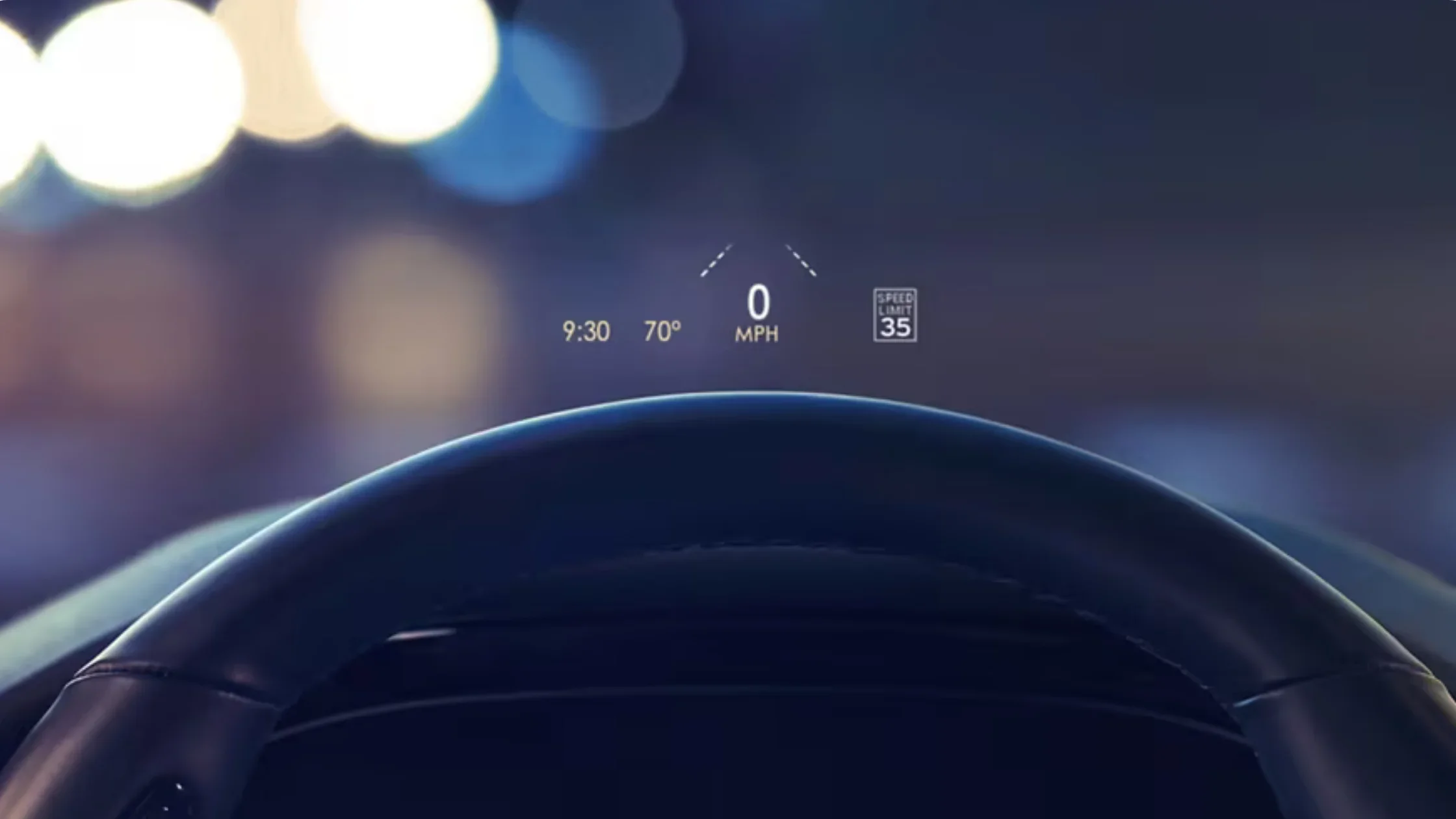 2025 Corsair Reserve top-down view showing sensors active near vehicle front bumper.