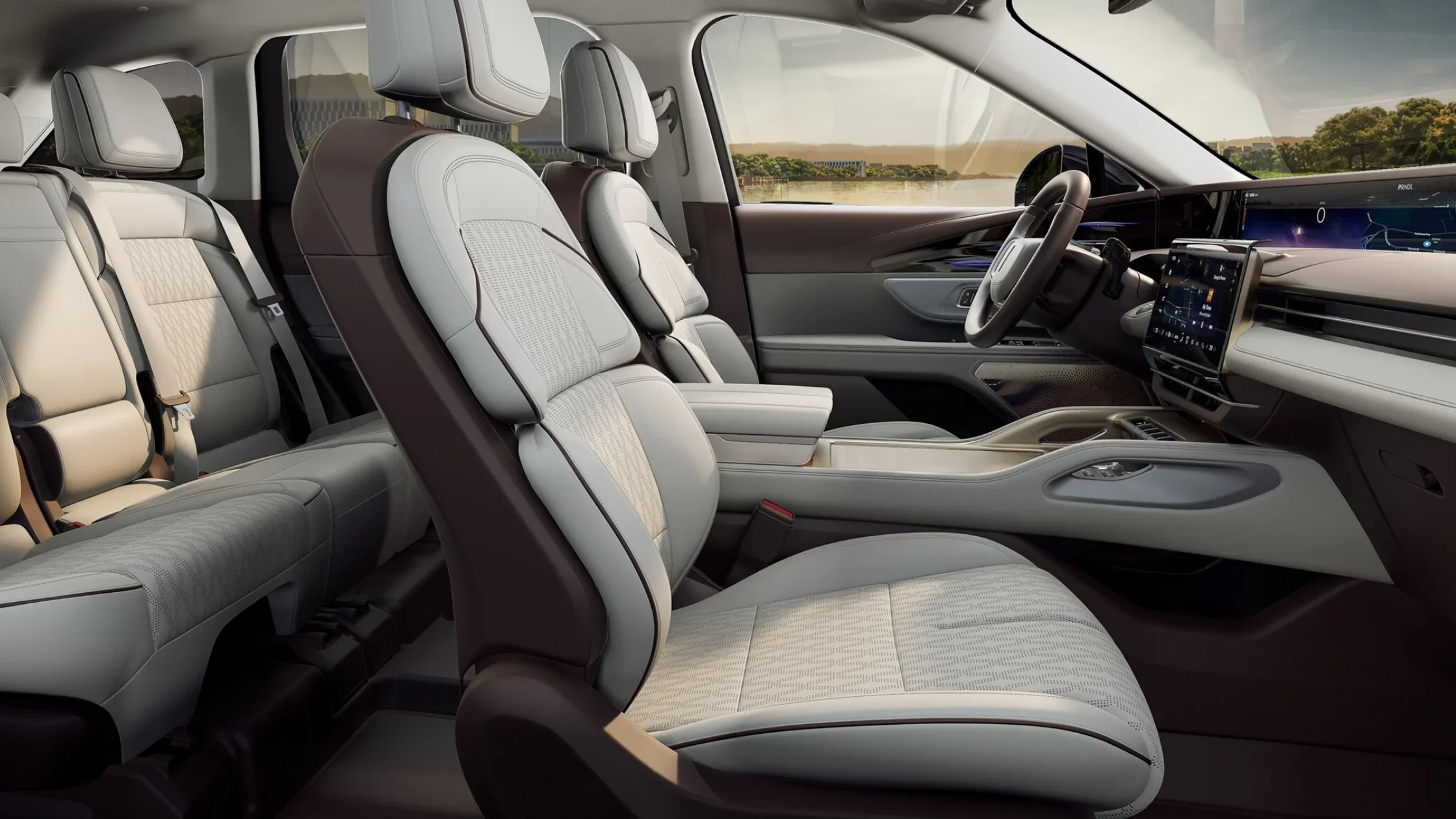2025 Black Label Nautilus® interior view showing spacious seats with premium leather upholstery.