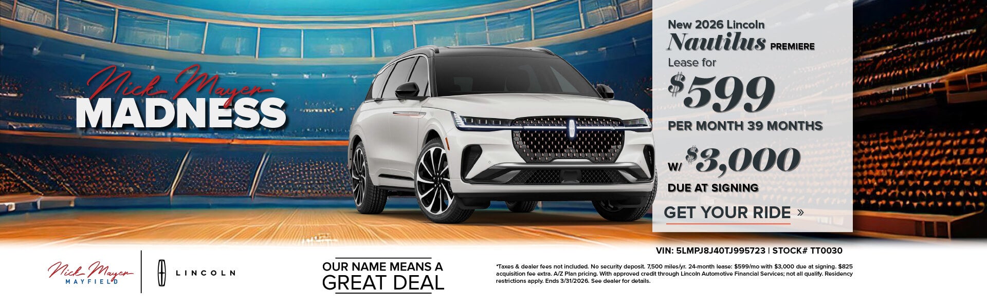 2026 LINCOLN NAUTILUS PREMIERE