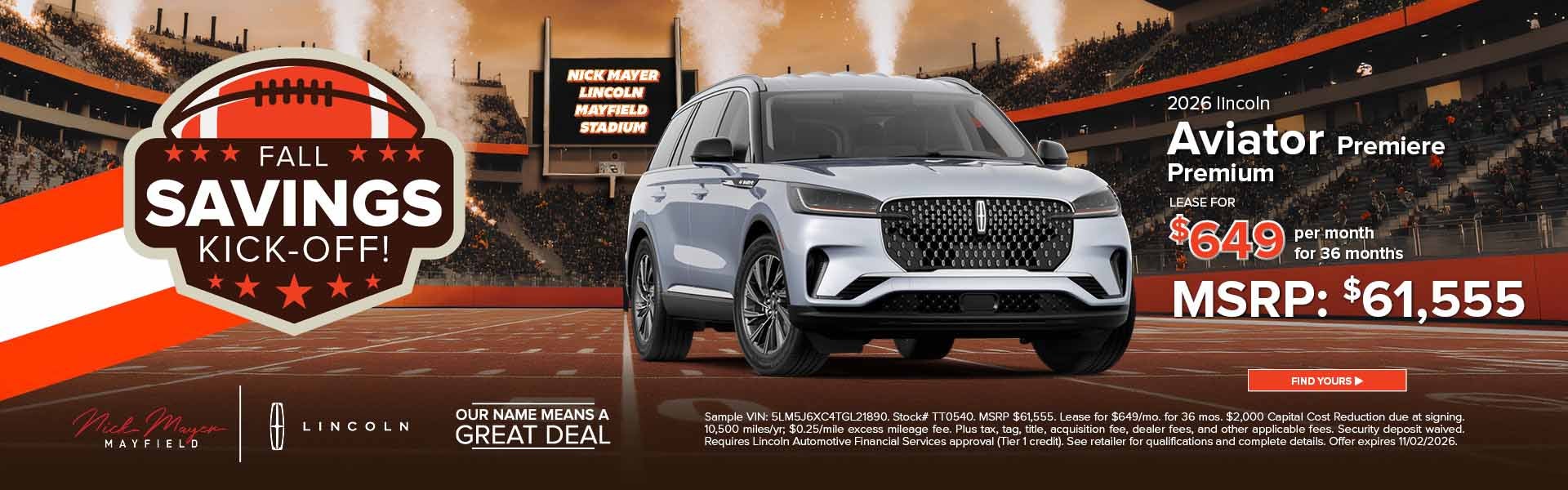 2026 Lincoln Aviator Premiere
