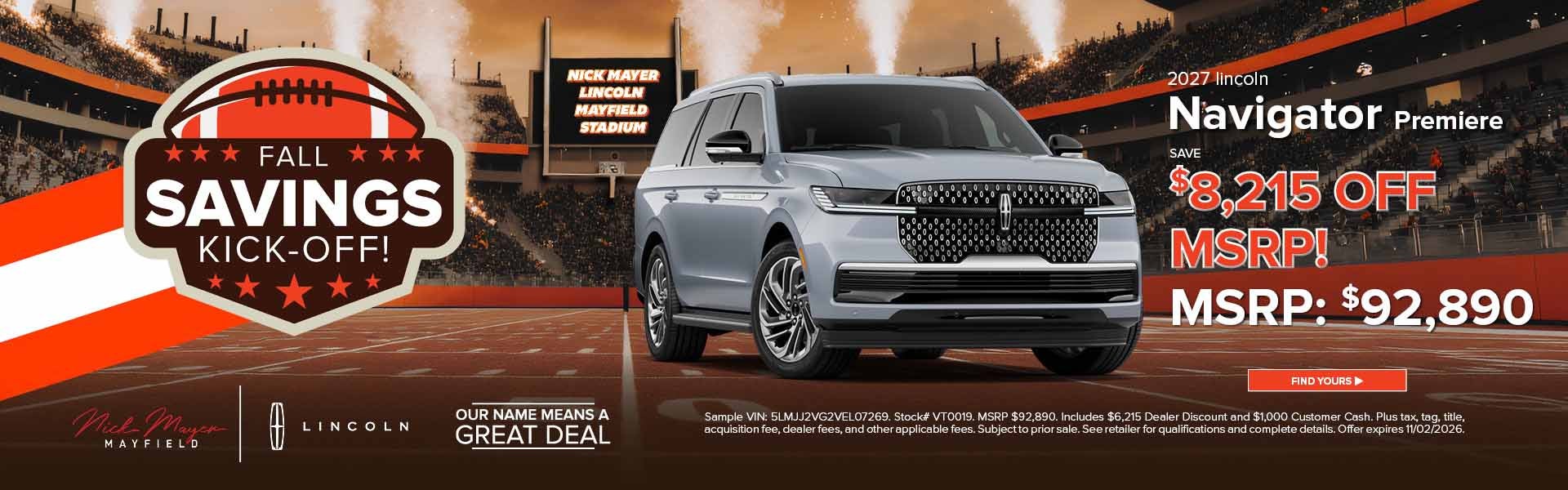 2027 Lincoln Navigator Premiere